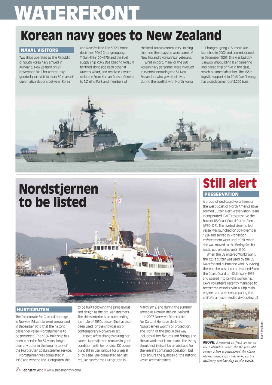 Ships Monthly Preview Pages