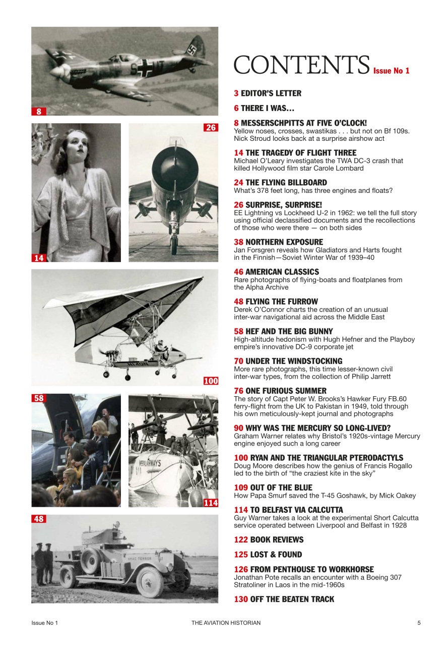The Aviation Historian Magazine Preview Pages