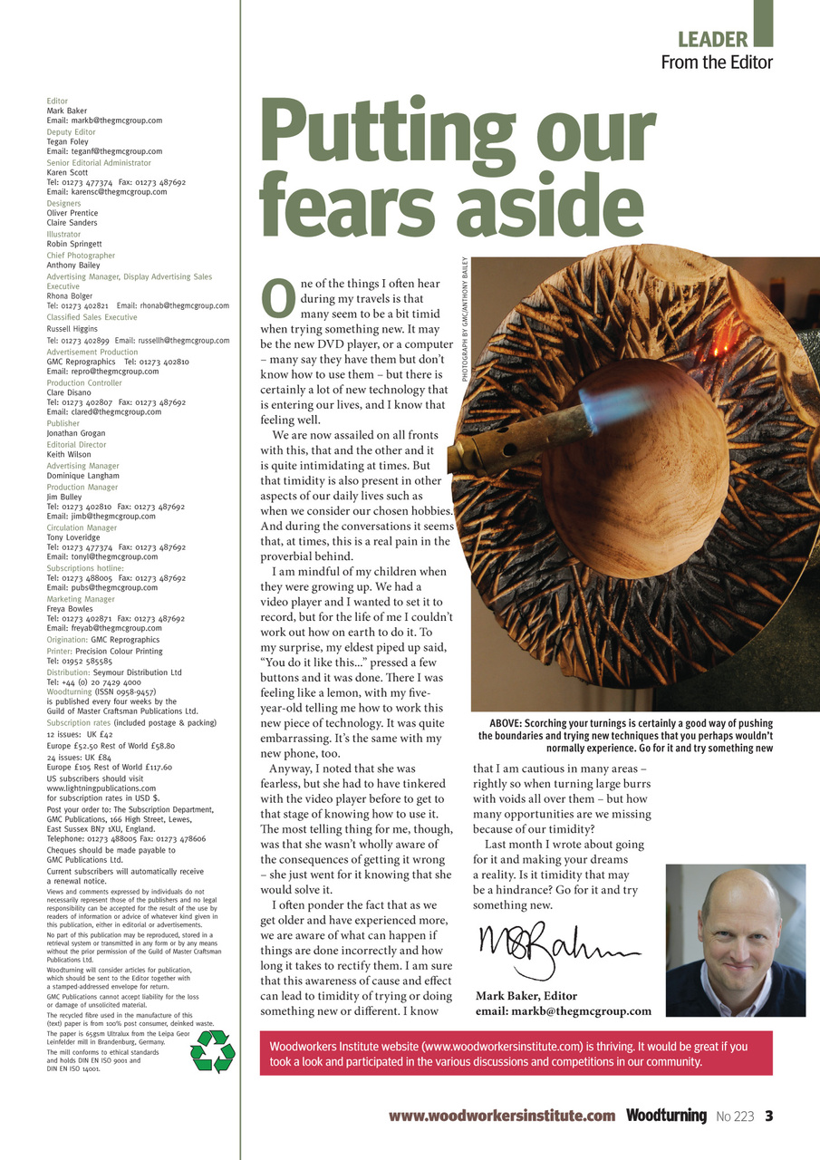 Woodturning Preview Pages