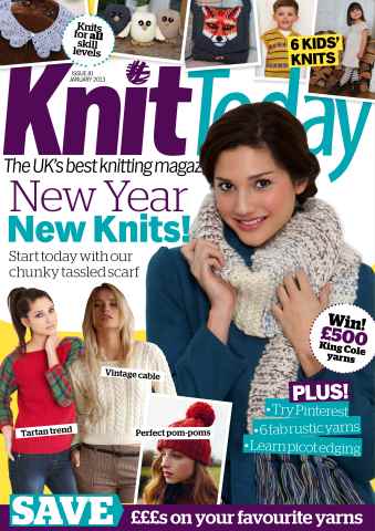 Knit Today issue January 2013