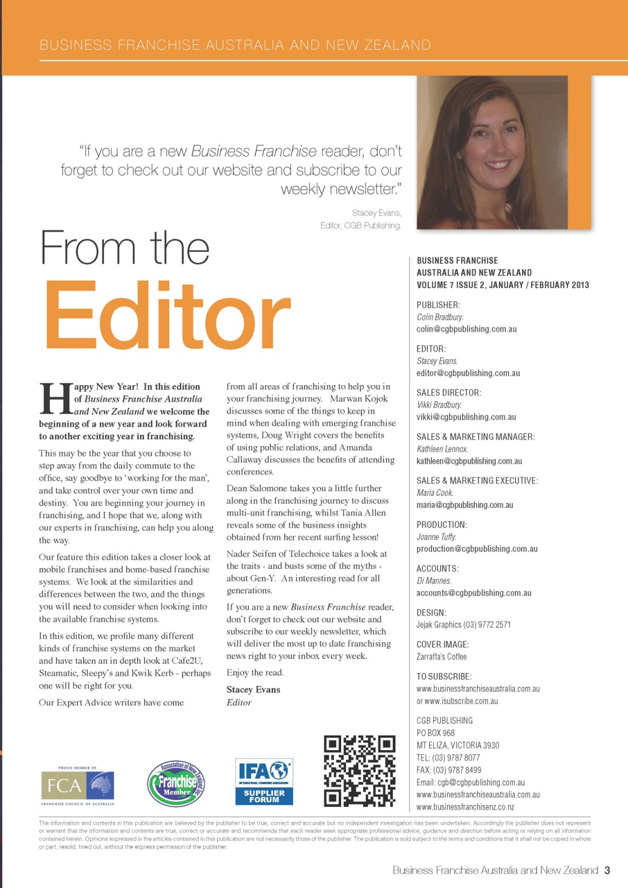 Business Franchise Australia&NZ Preview Pages