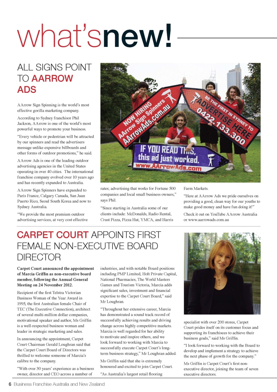 Business Franchise Australia&NZ Preview Pages