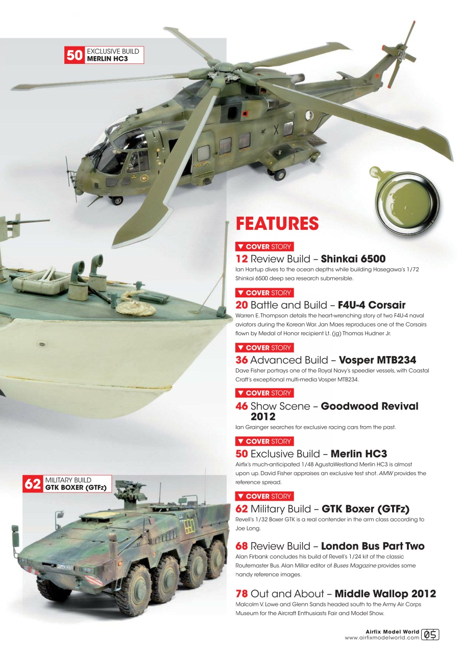 Airfix Model World Preview Pages