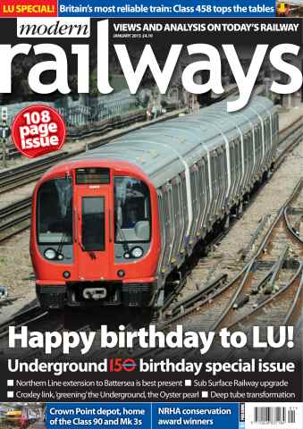 Modern Railways issue Janaury 2013