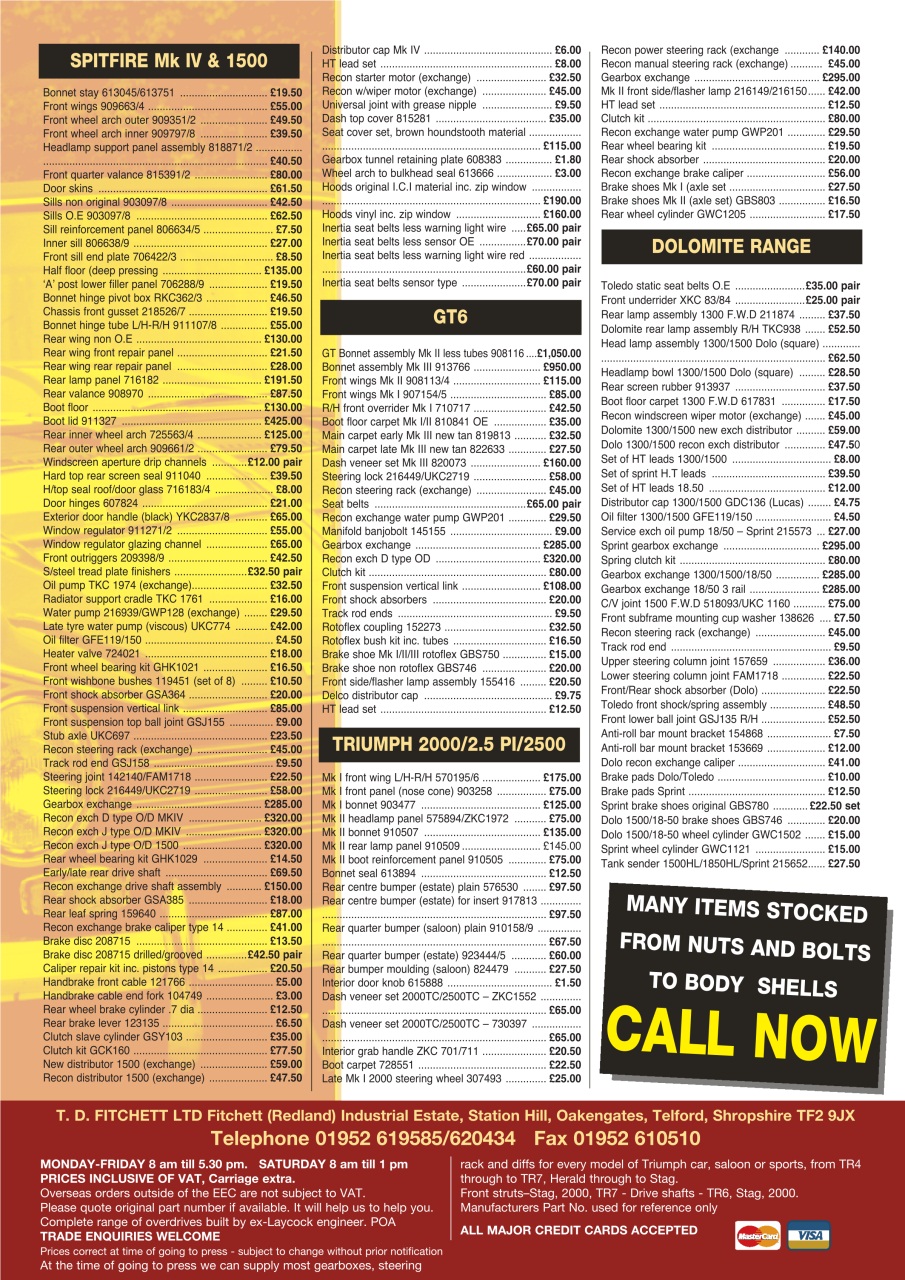 Triumph World Preview Pages