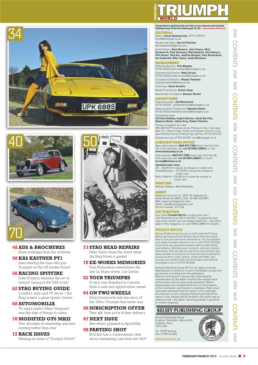 Triumph World Preview Pages