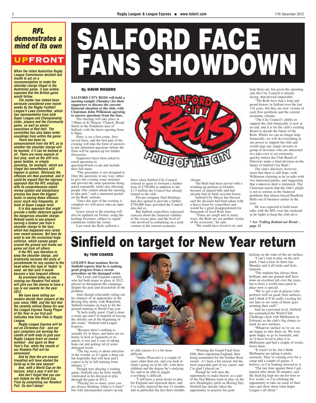 League Express Preview Pages