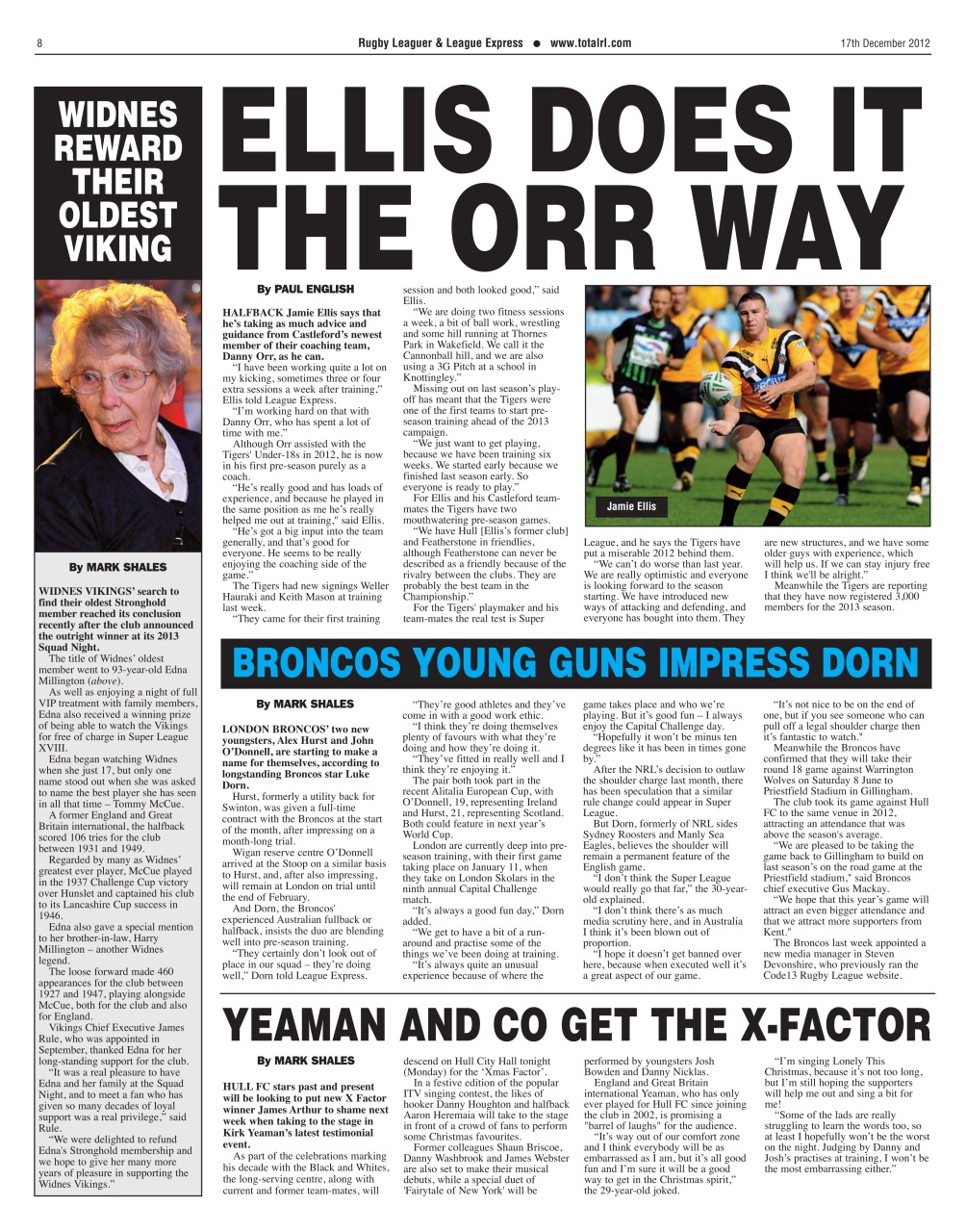 League Express Preview Pages