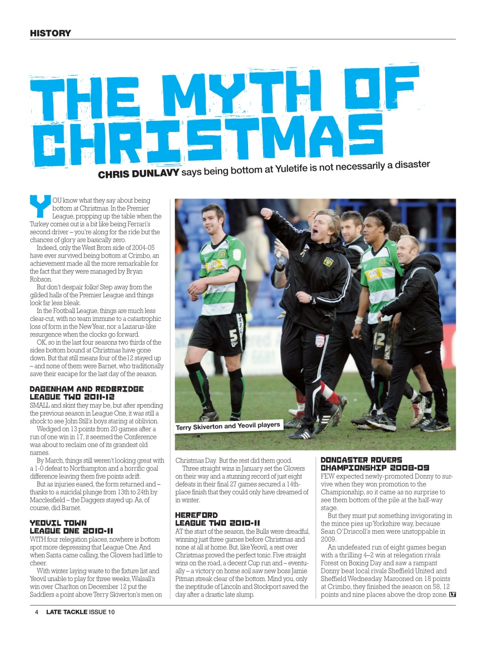 Late Tackle Football Magazine Preview Pages