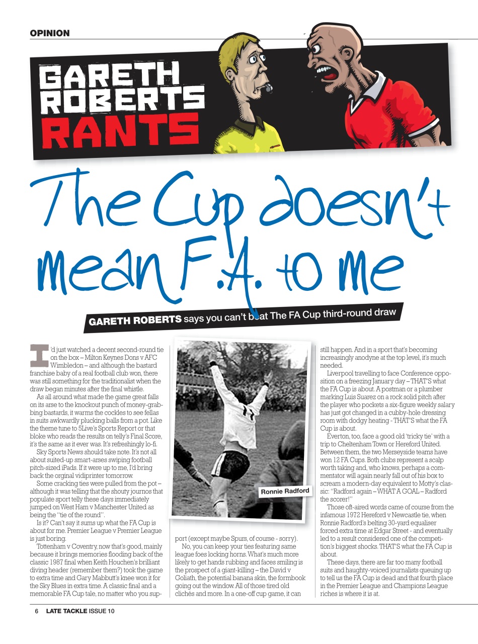 Late Tackle Football Magazine Preview Pages