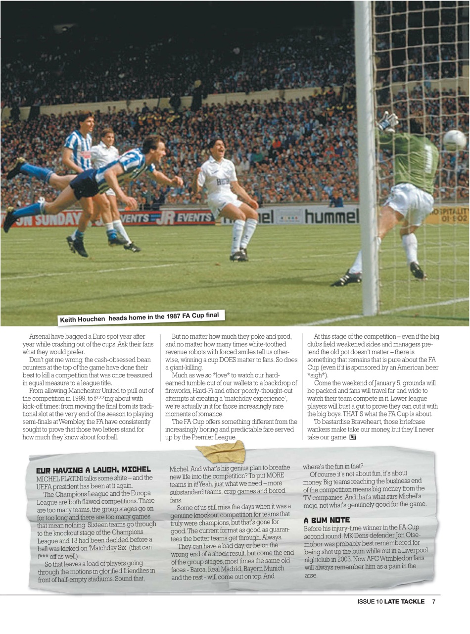 Late Tackle Football Magazine Preview Pages