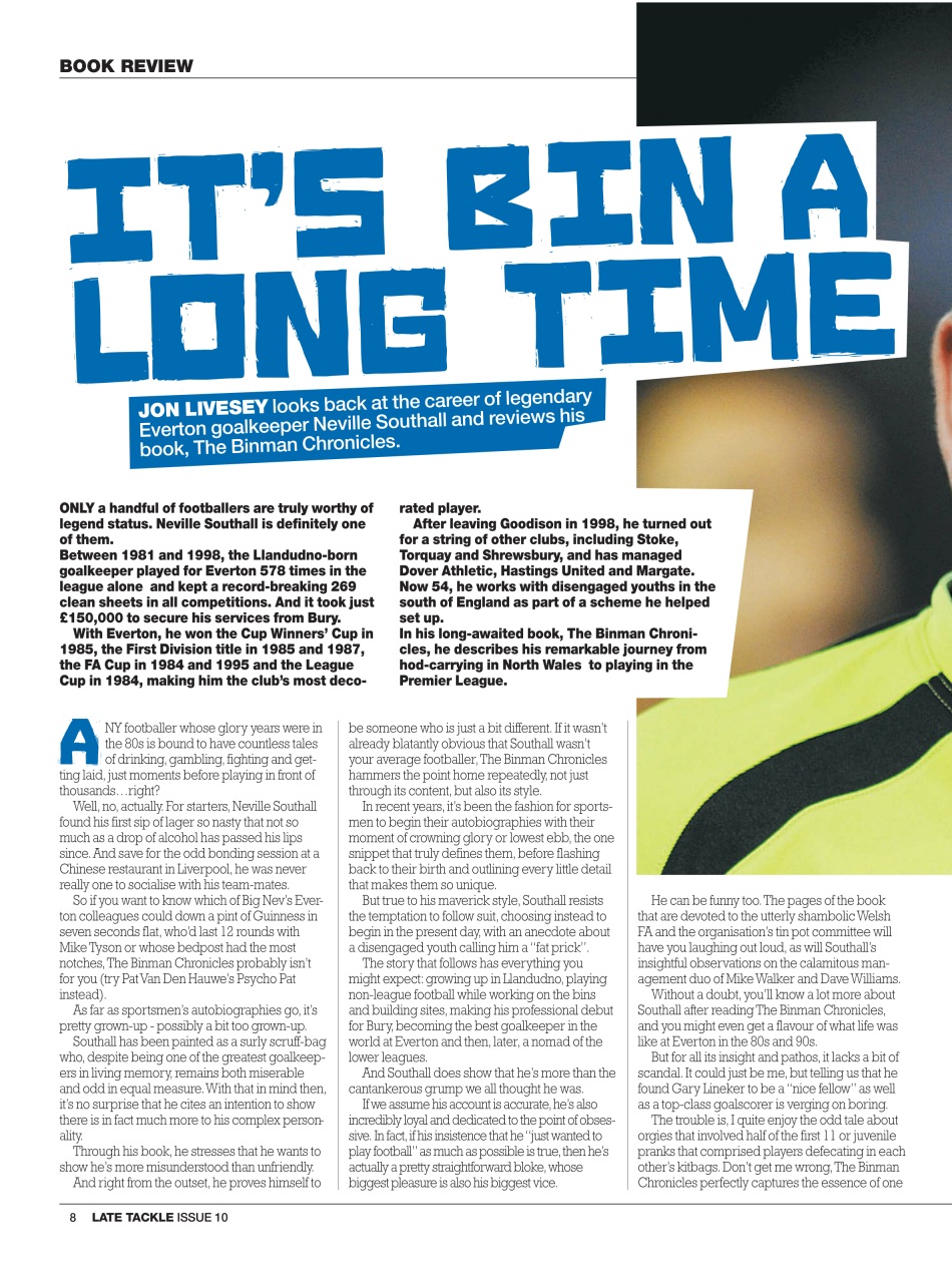 Late Tackle Football Magazine Preview Pages