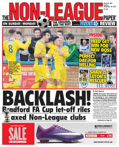 The Non-League Football Paper issue 16th December 2012