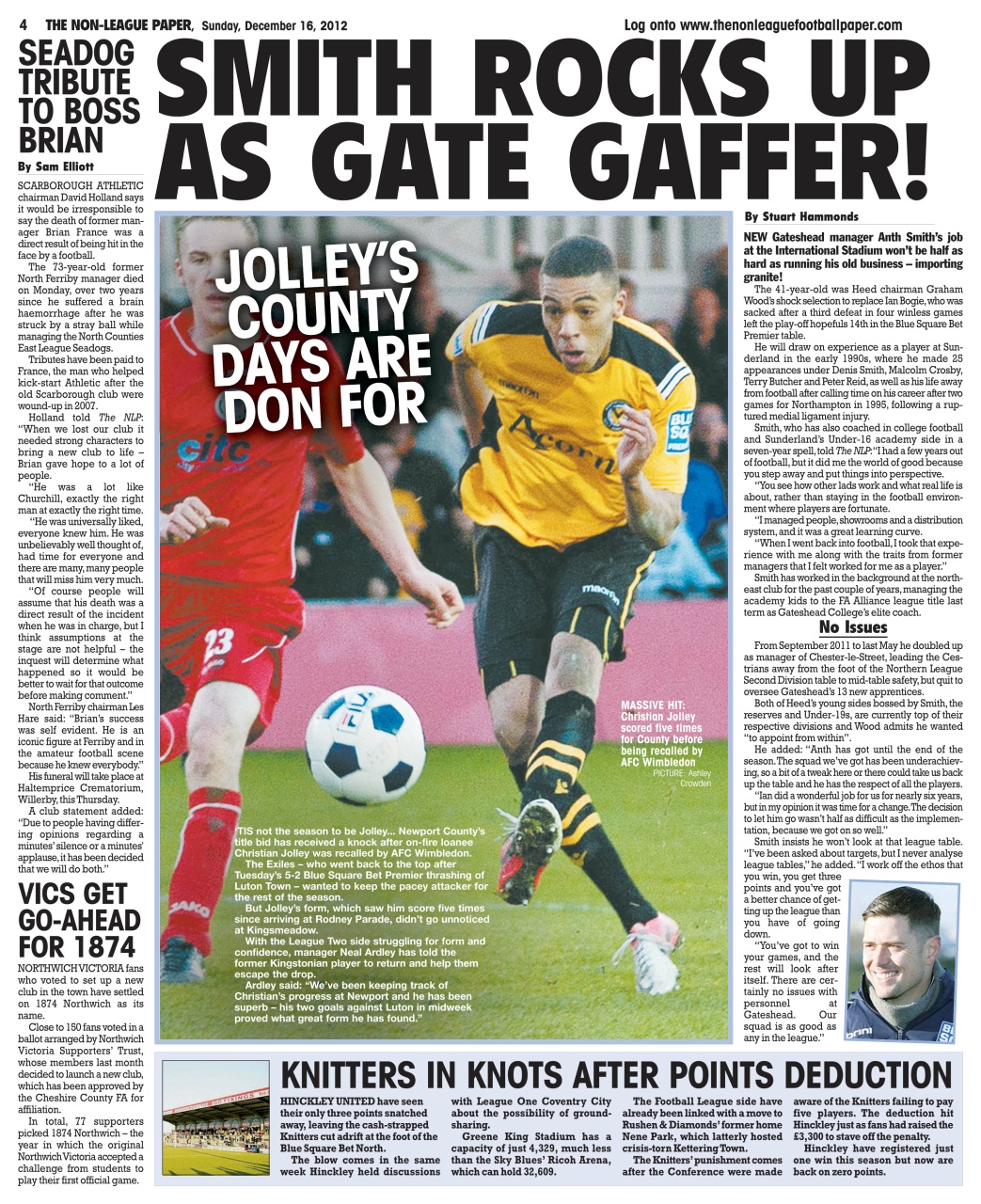 The Non-League Football Paper Preview Pages