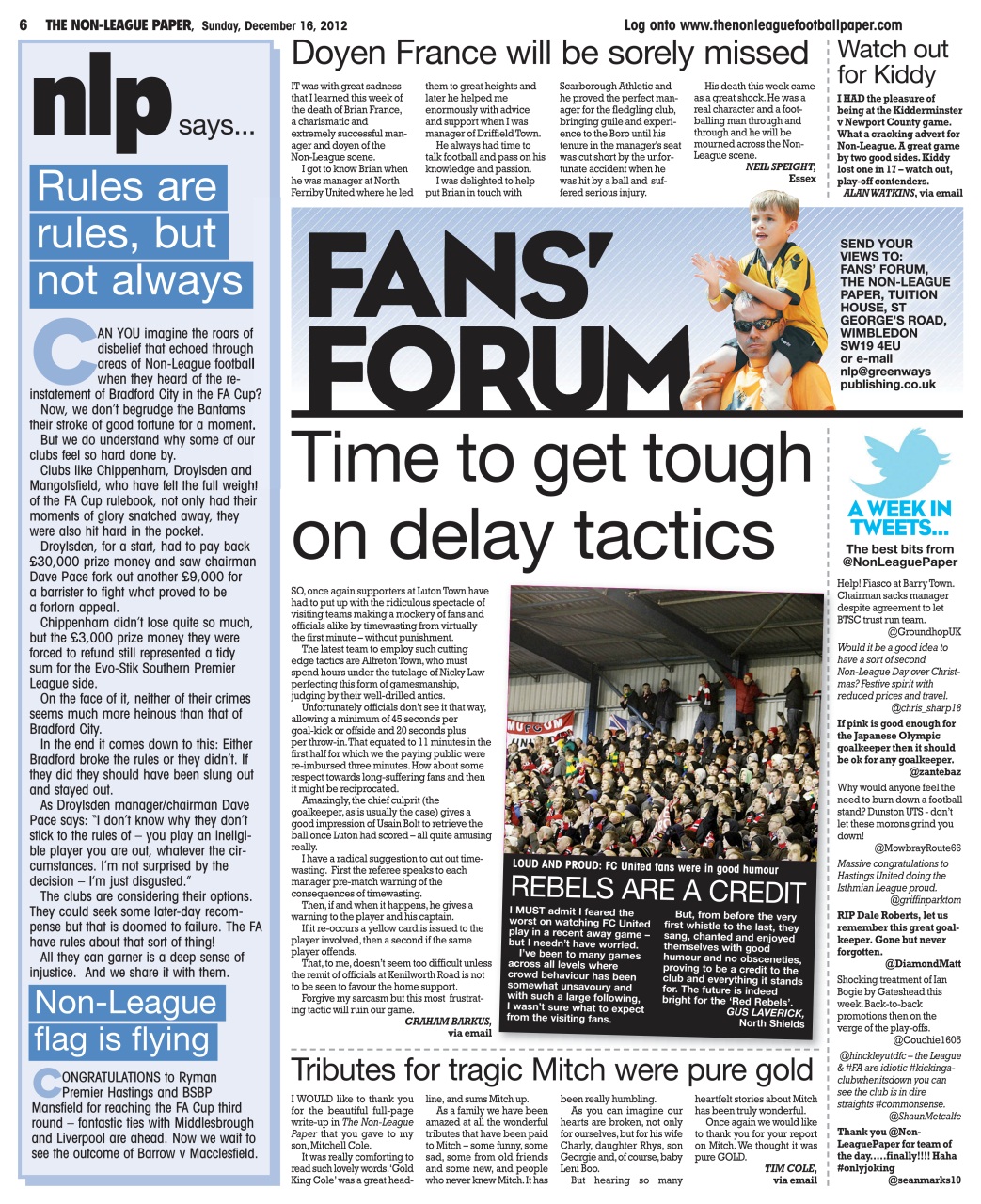 The Non-League Football Paper Preview Pages