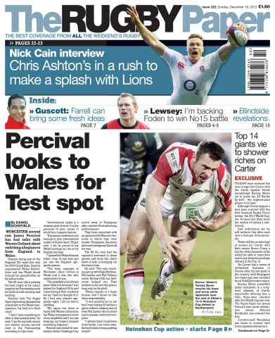 The Rugby Paper issue 16th December 2012