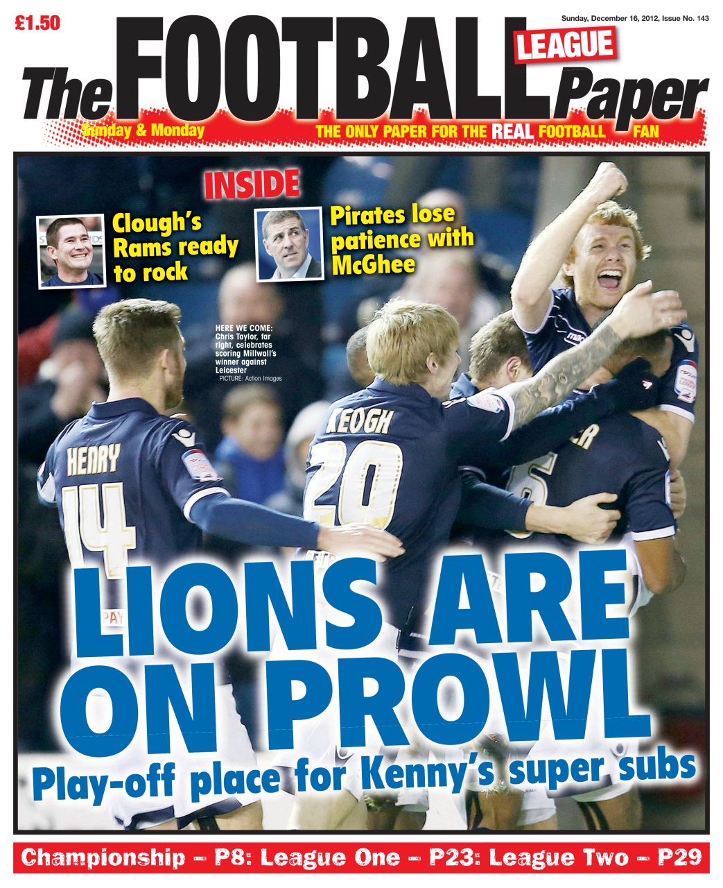 The Football League Paper Preview Pages
