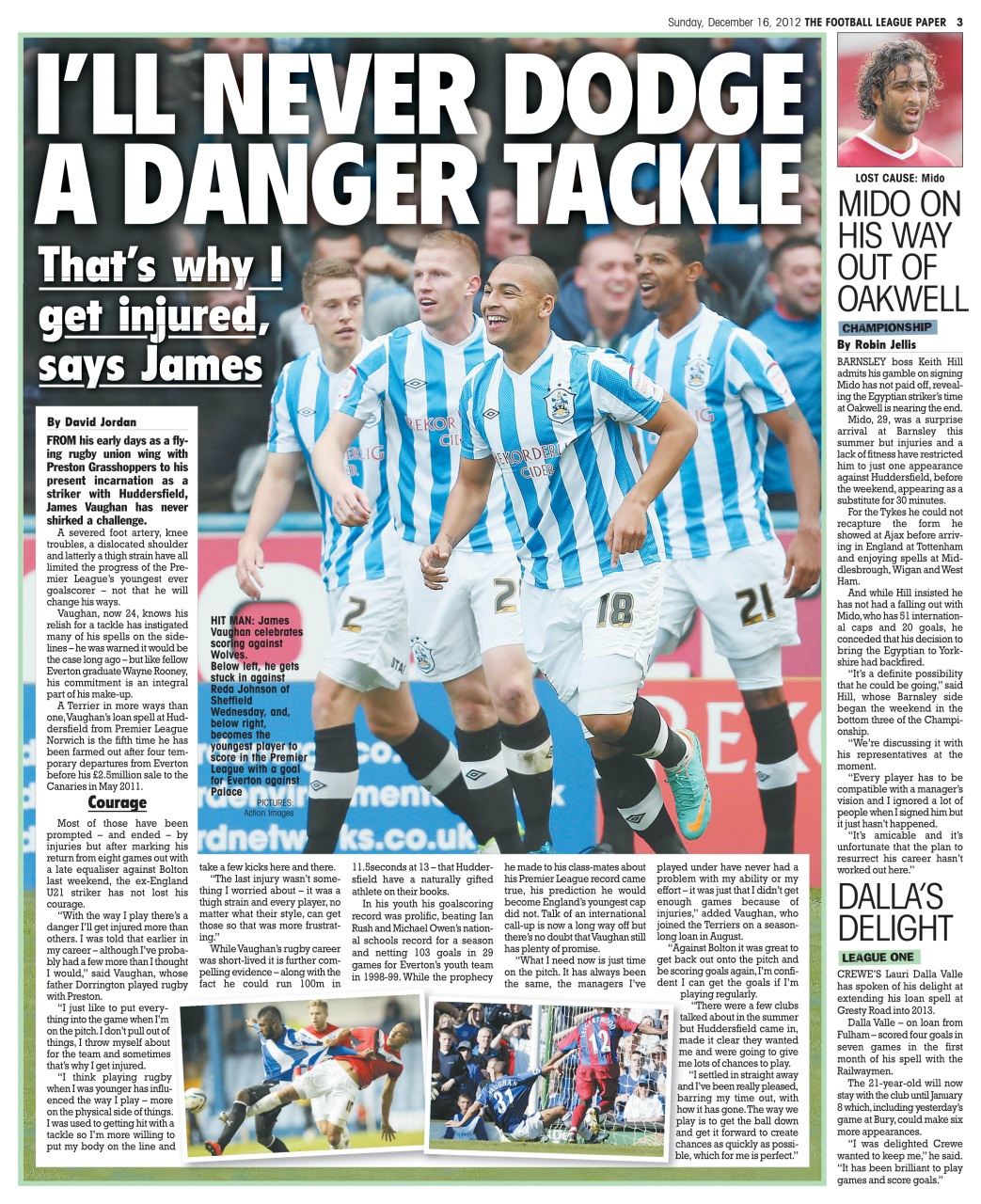 The Football League Paper Preview Pages