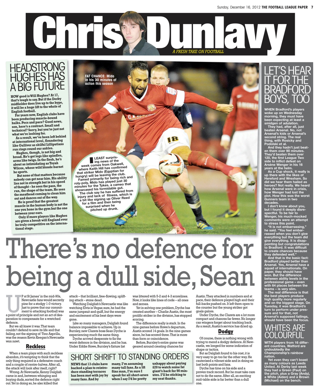 The Football League Paper Preview Pages