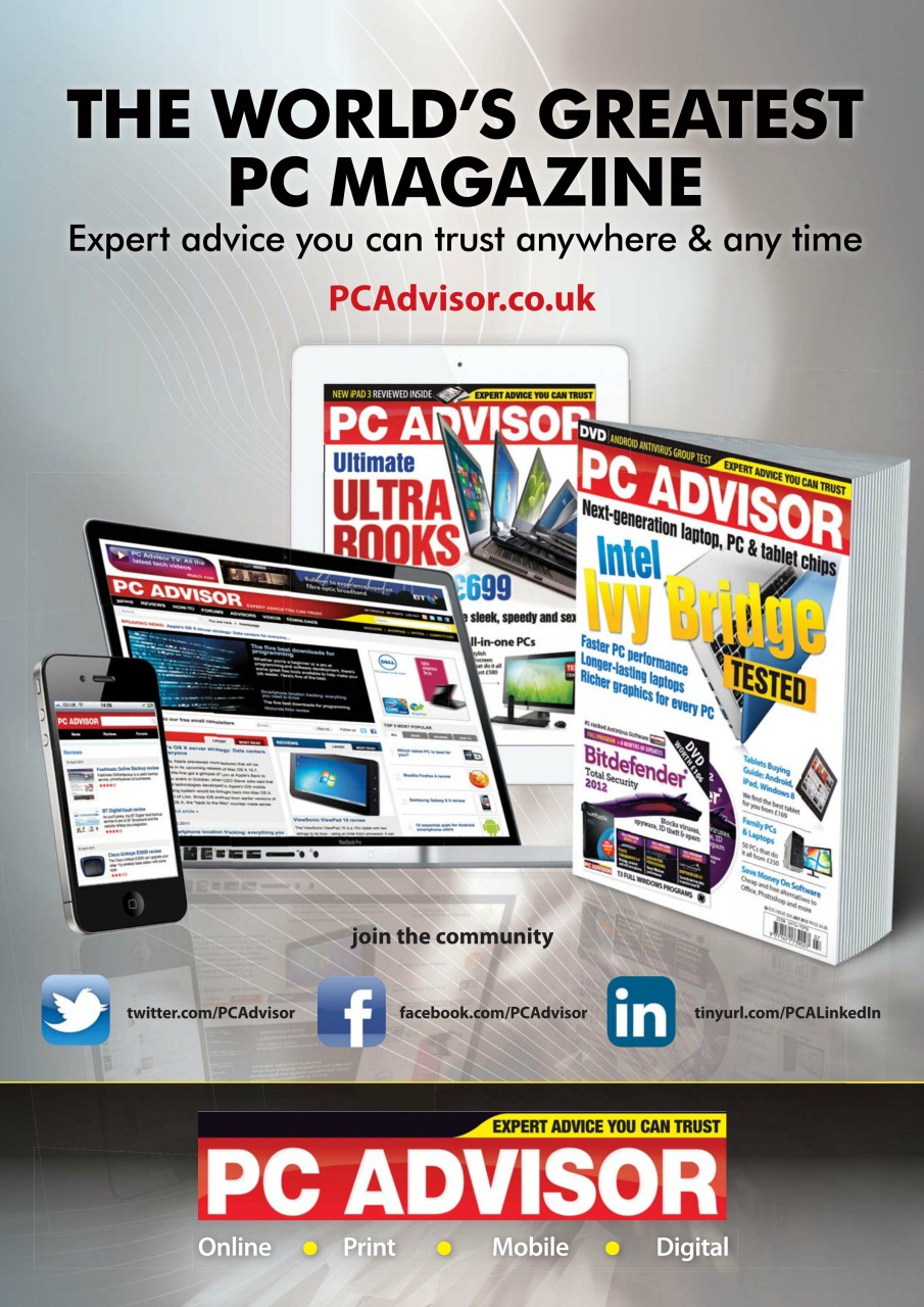 Tech Advisor Preview Pages