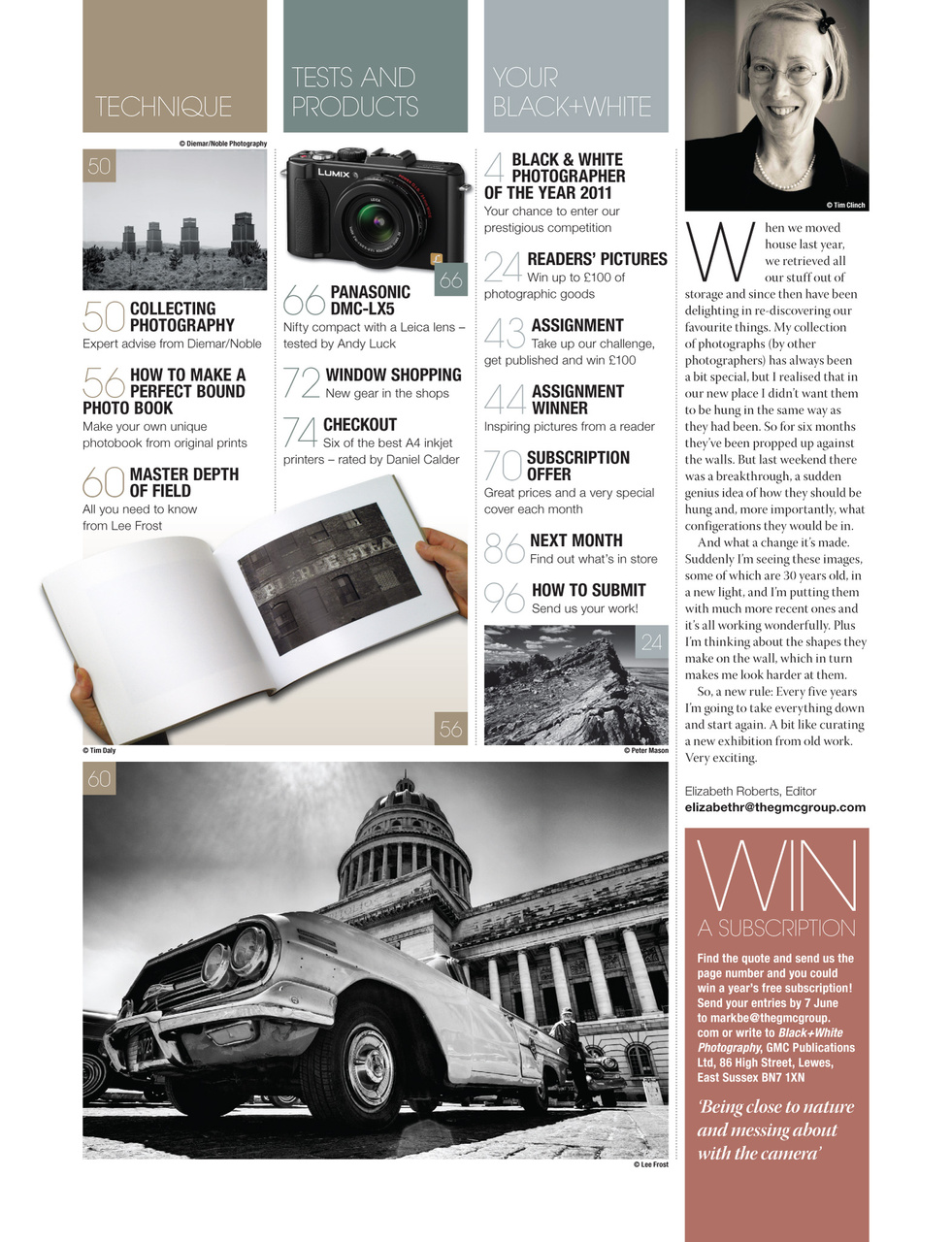 Black+White Photography Preview Pages