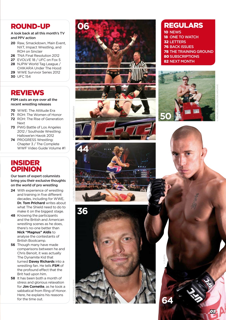 Wrestletalk Magazine Preview Pages