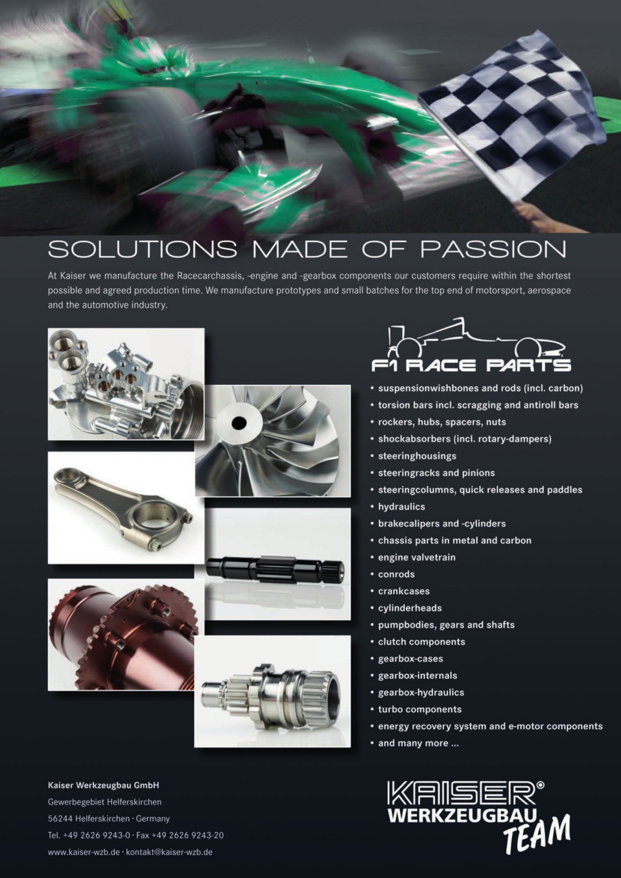 Race Engine Technology Preview Pages