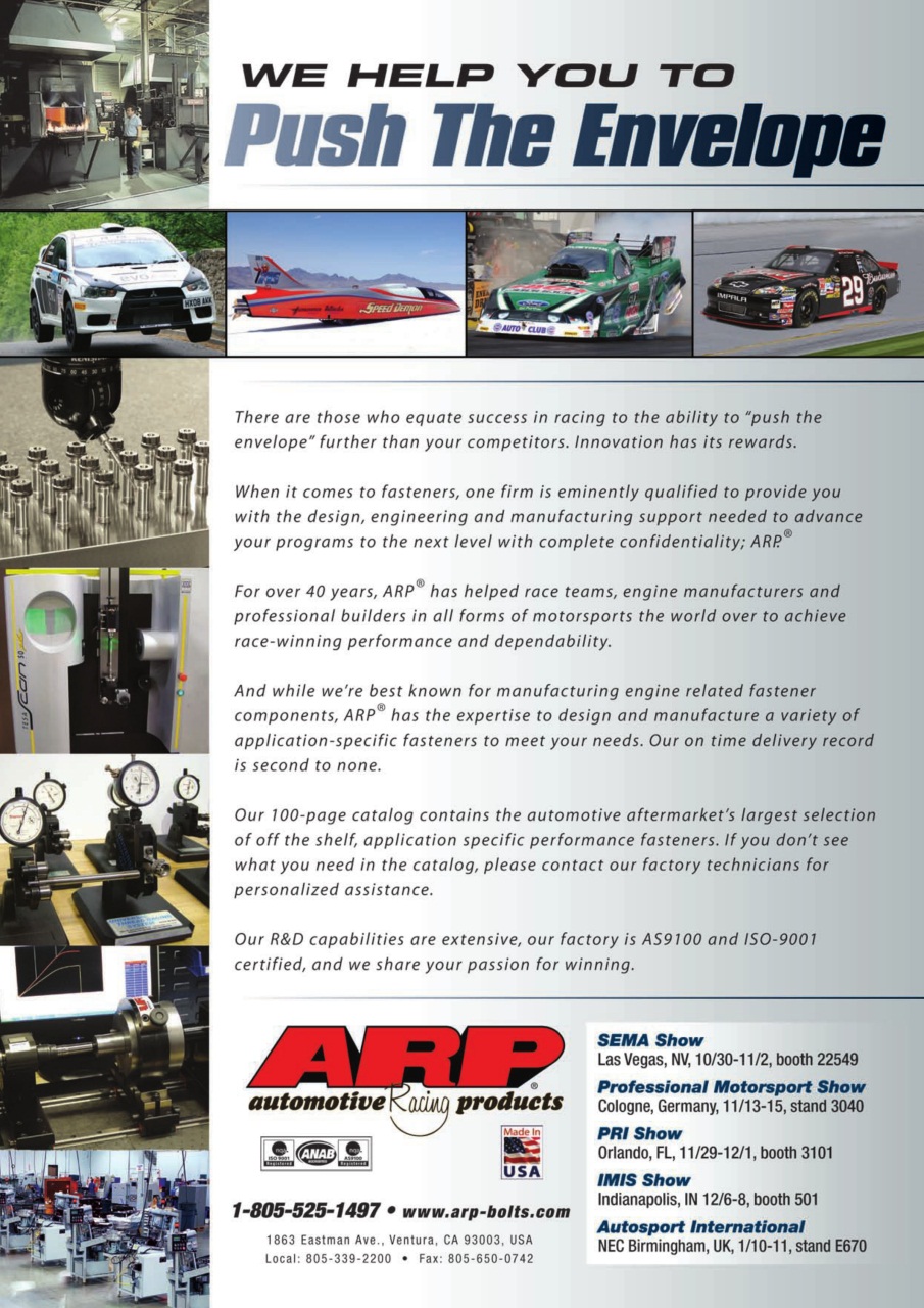 Race Engine Technology Preview Pages