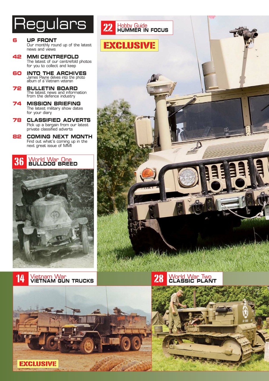 Military Machines International Preview Pages