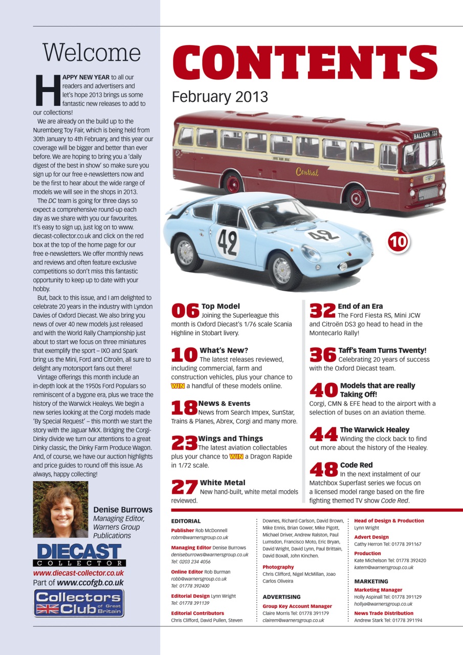 Diecast Collector Preview Pages