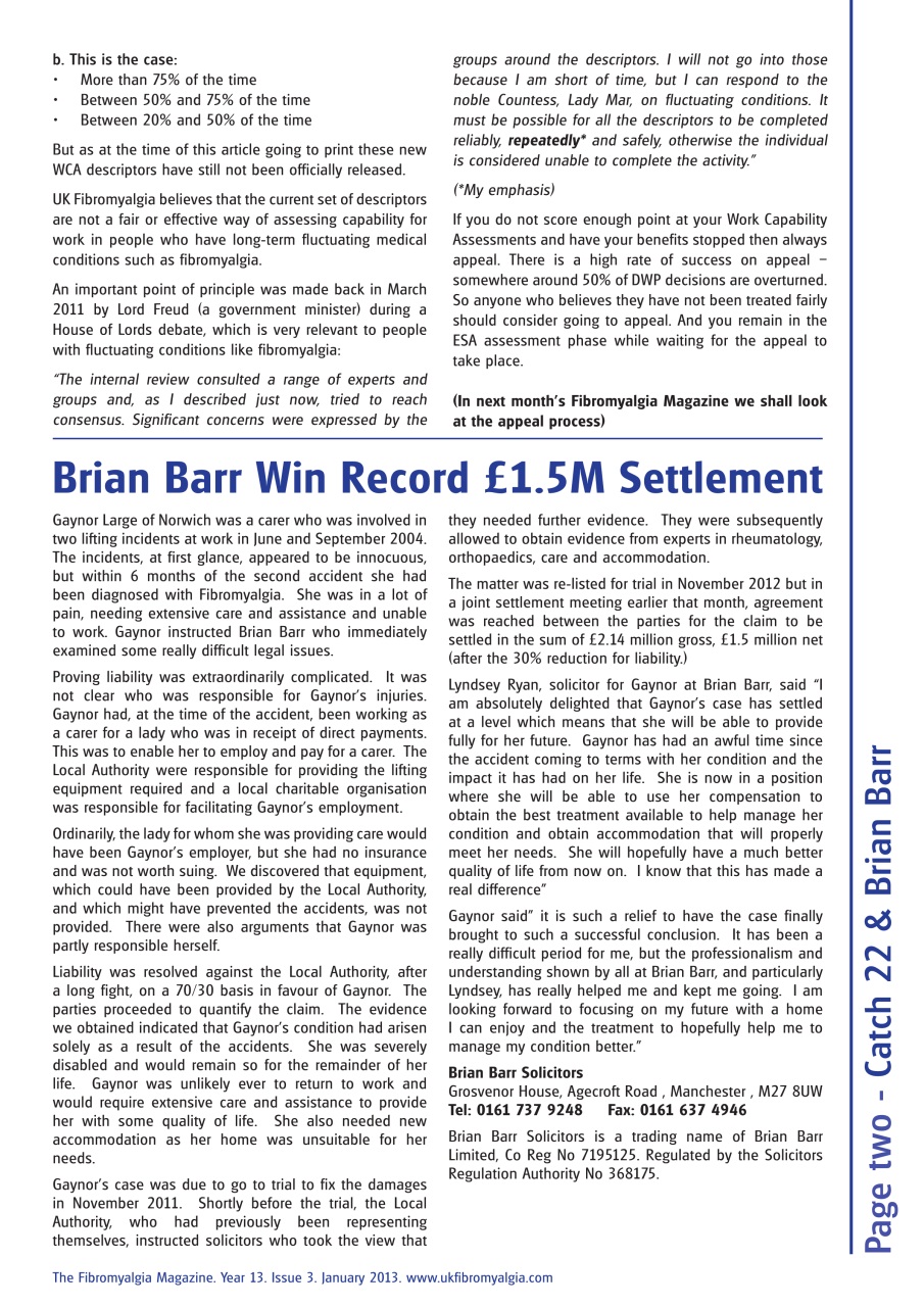 Fibromyalgia Magazine Preview Pages