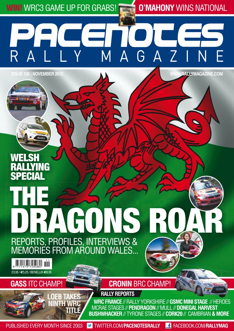 Pacenotes Rally magazine Preview Pages