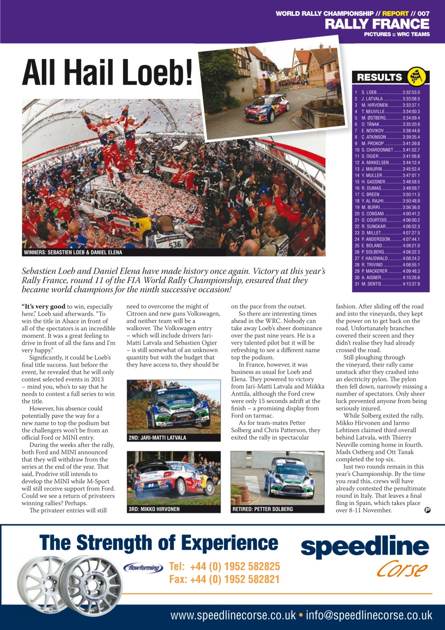 Pacenotes Rally magazine Preview Pages