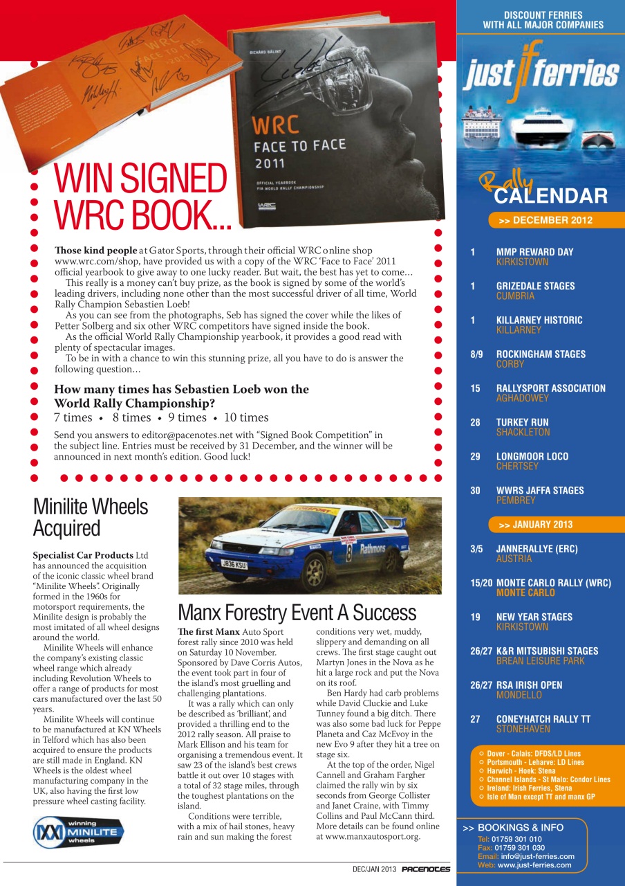 Pacenotes Rally magazine Preview Pages