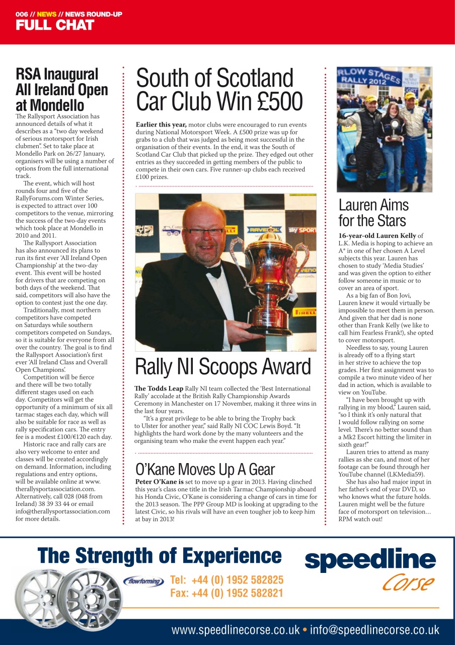 Pacenotes Rally magazine Preview Pages