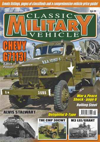 Classic Military Vehicle issue #140 Amazing Chevy