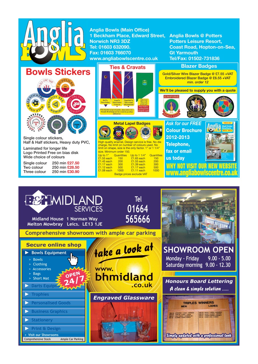 Bowls International Preview Pages