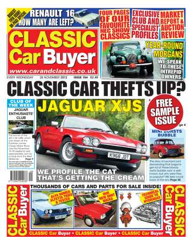 Classic Car Buyer issue CCB Sample Issue