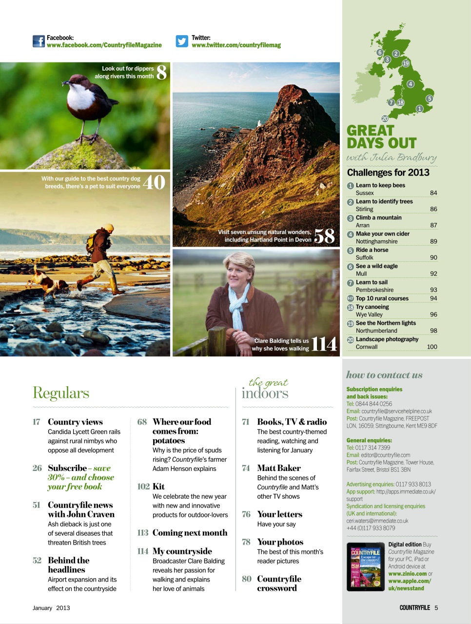 BBC Countryfile Magazine Preview Pages