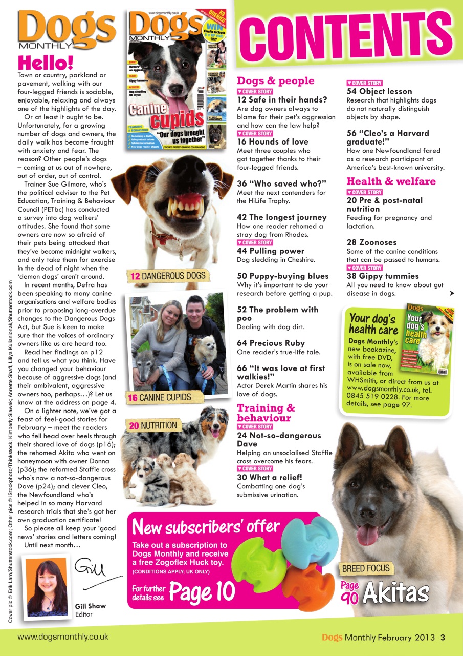 Dogs Monthly Preview Pages