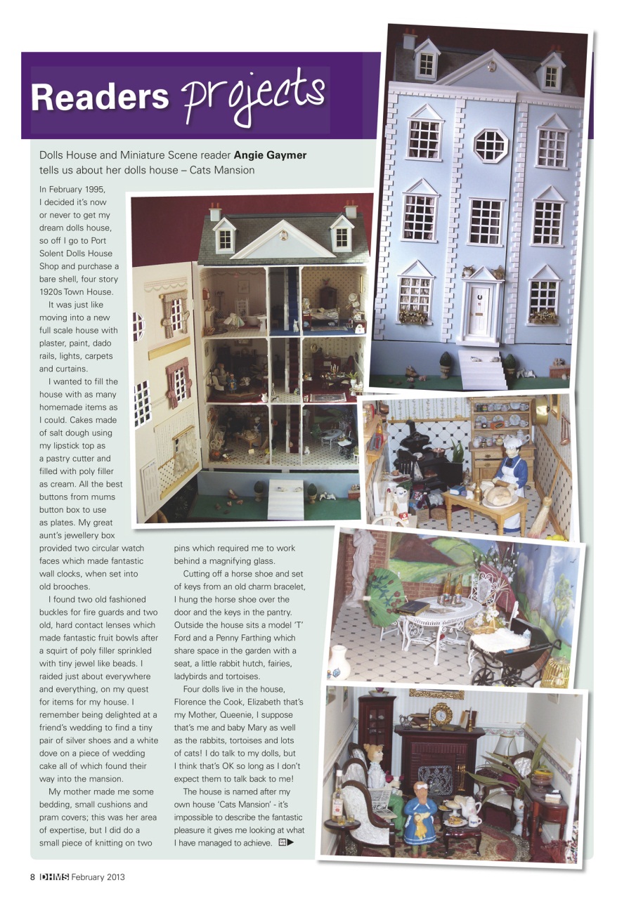Dolls House and Miniature Scene Preview Pages