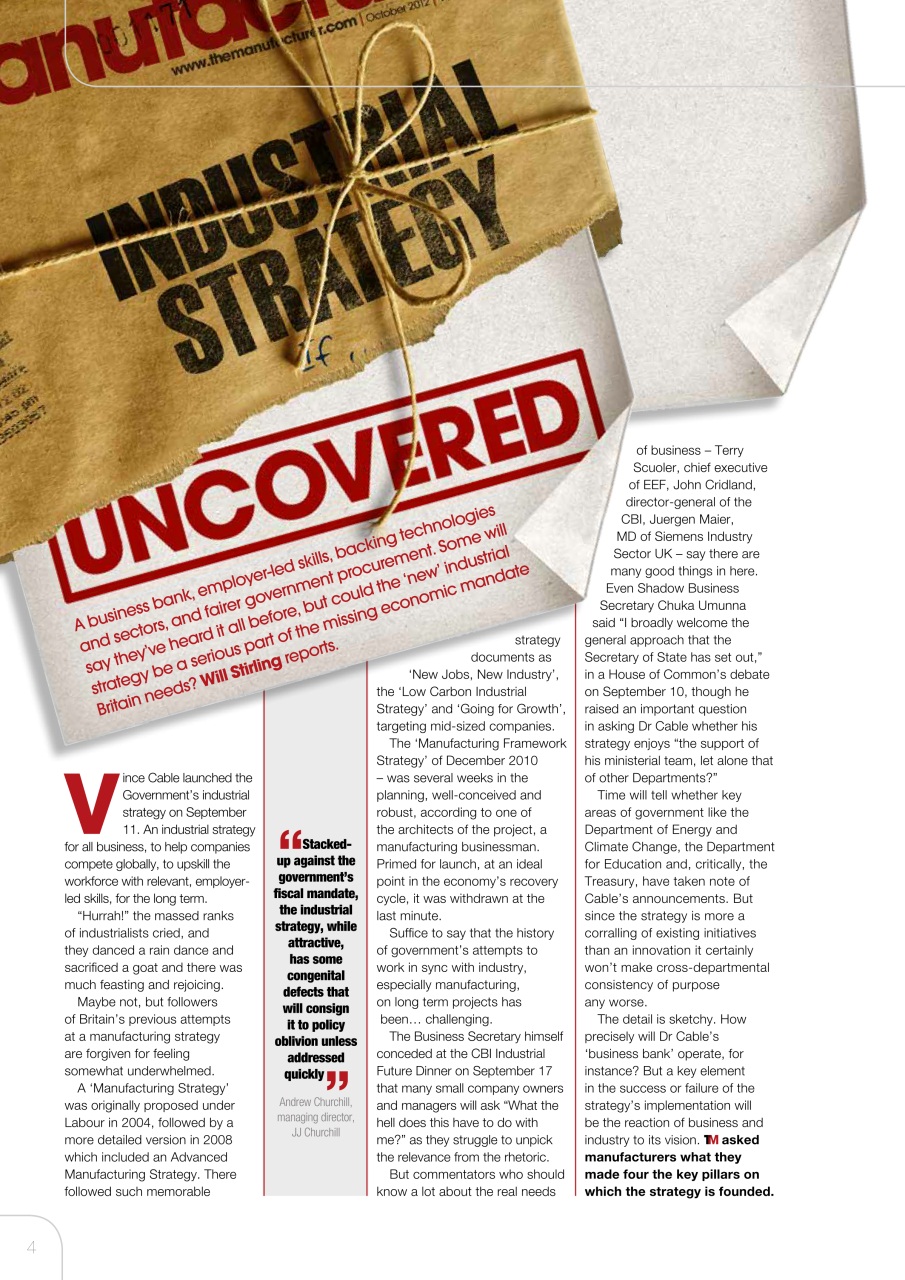 The Manufacturer Preview Pages