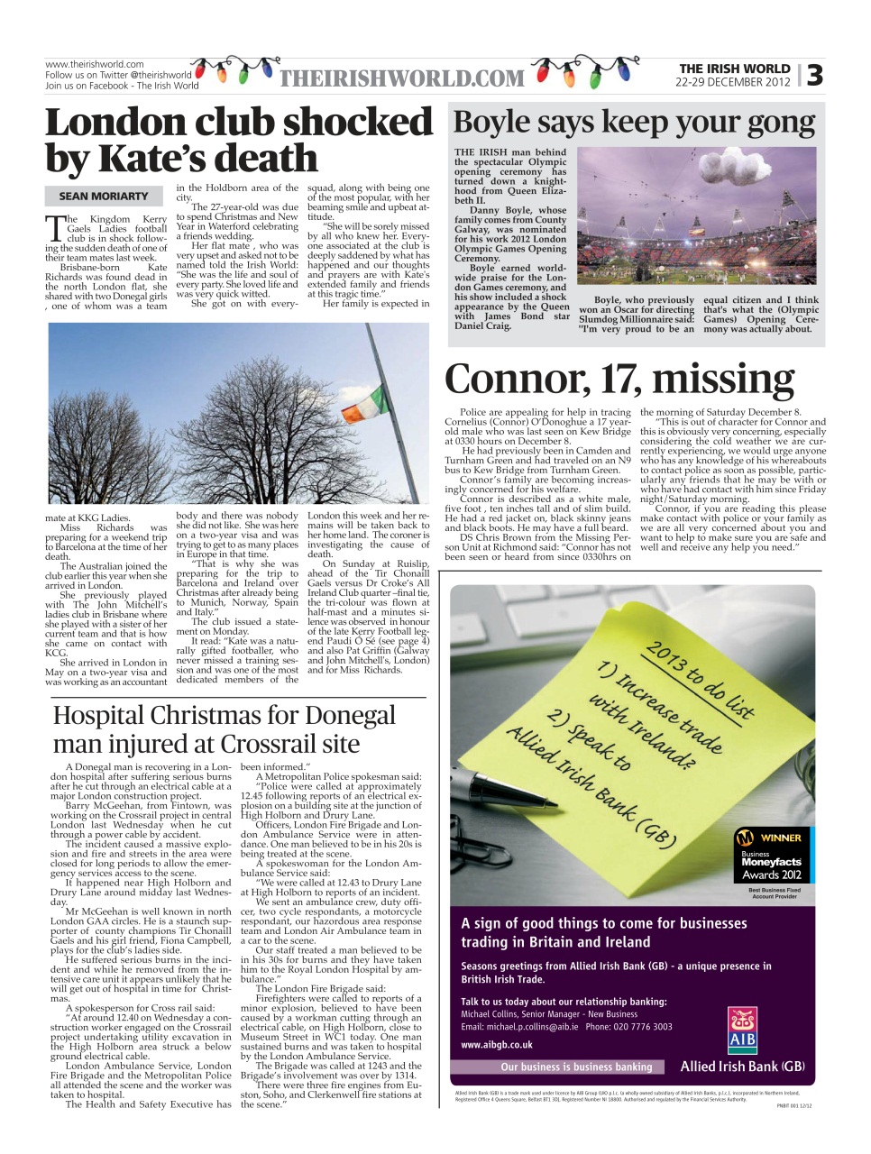 Irish World Preview Pages