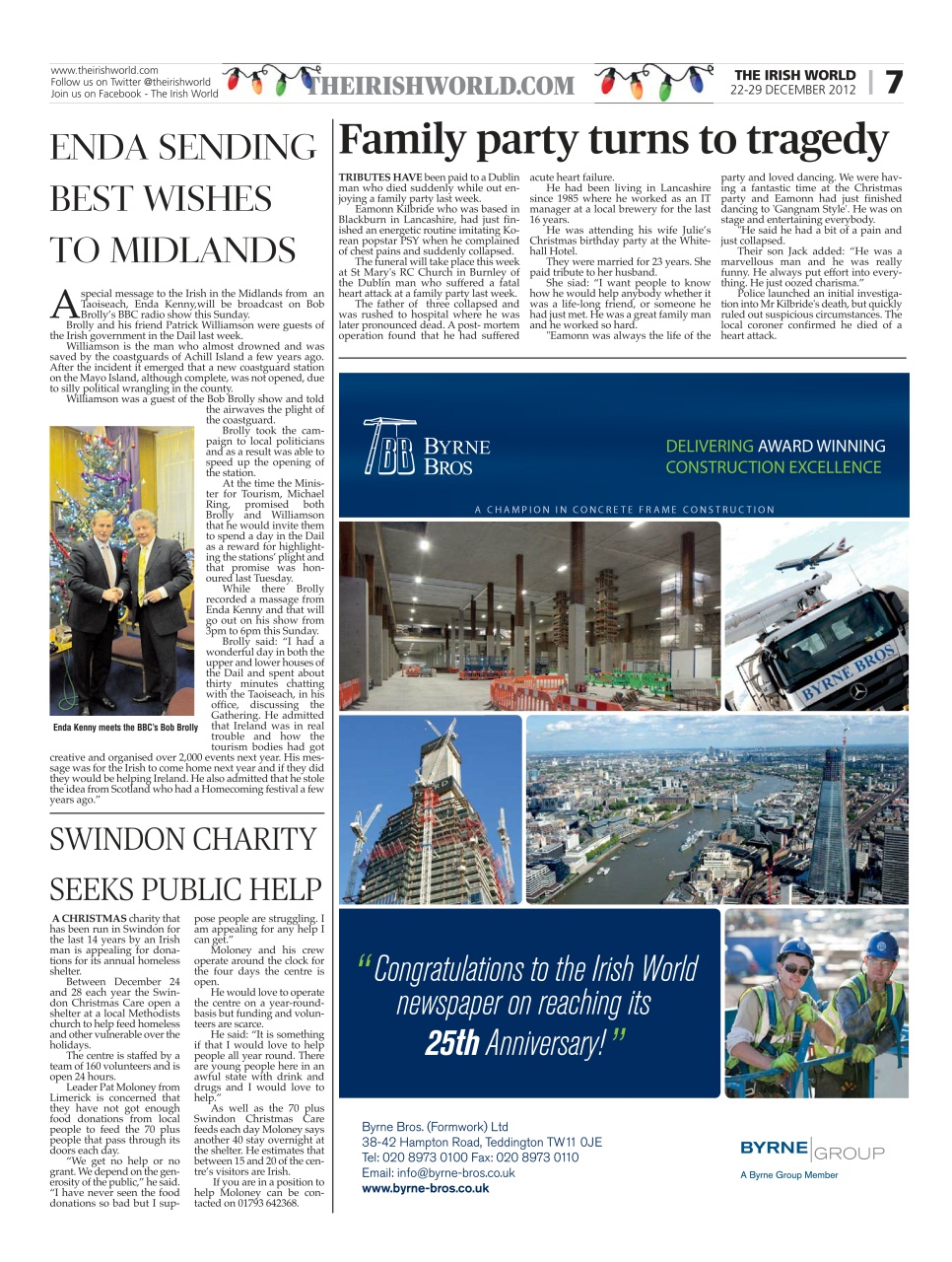 Irish World Preview Pages