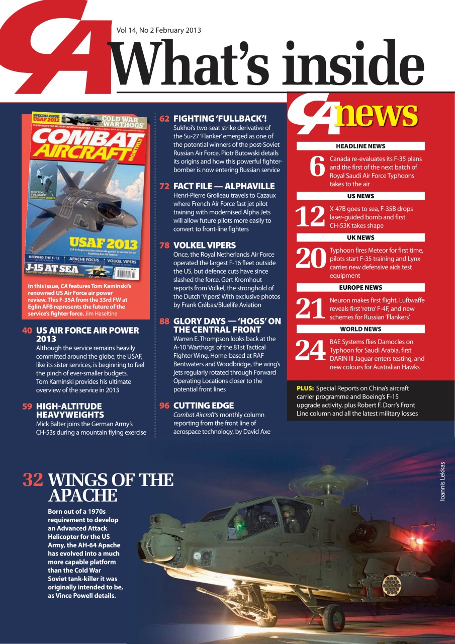 Combat Aircraft Journal Preview Pages