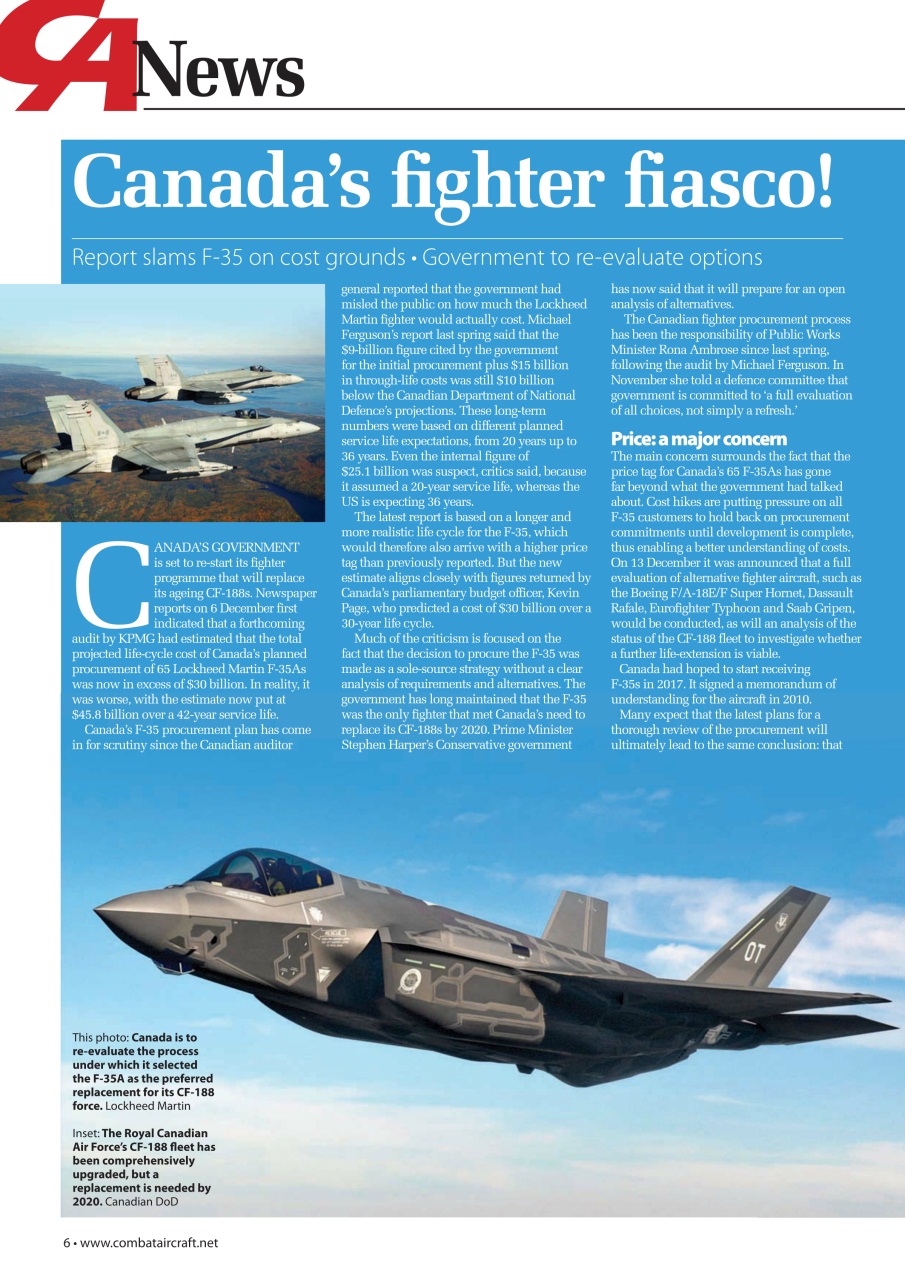 Combat Aircraft Journal Preview Pages