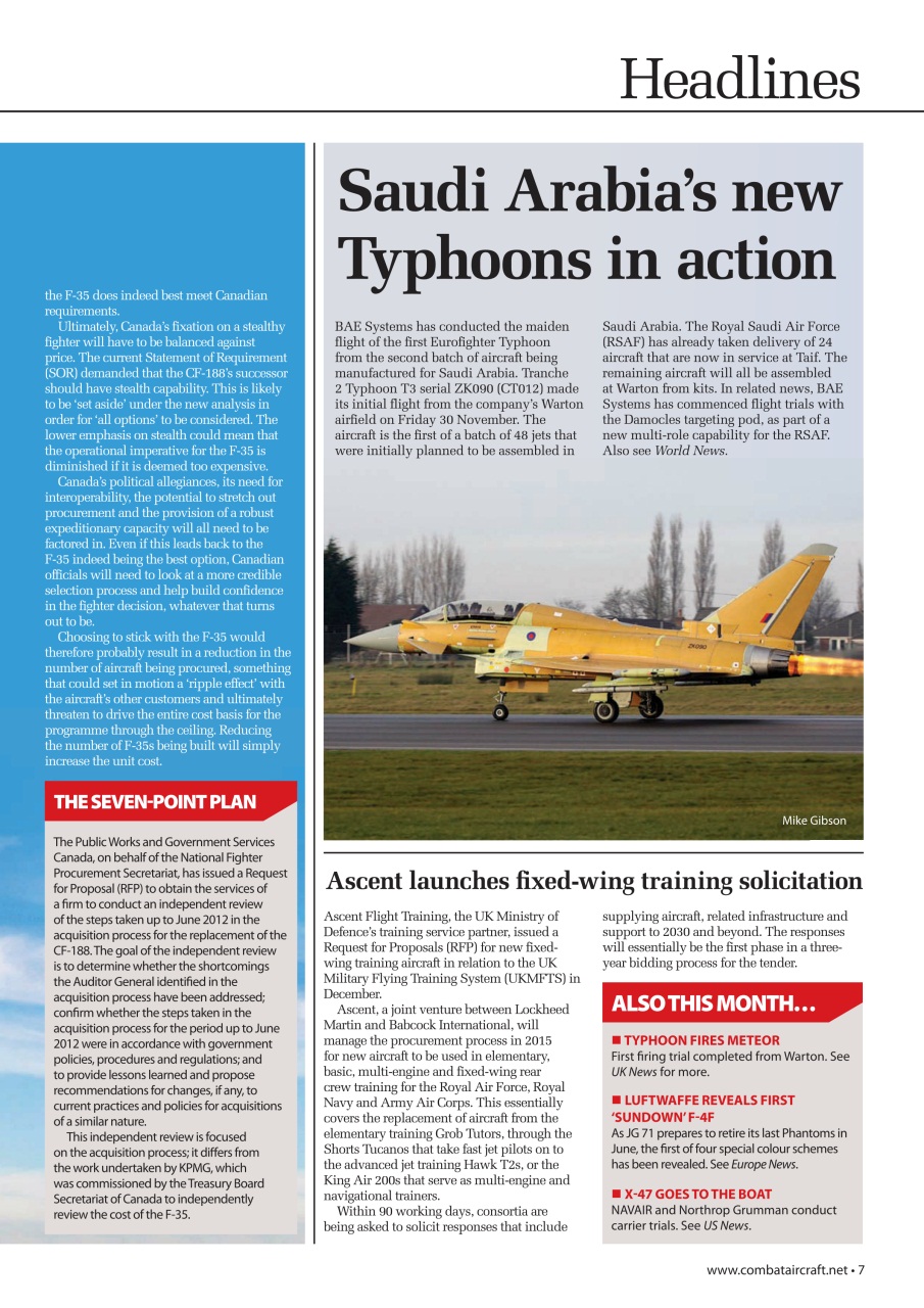 Combat Aircraft Journal Preview Pages