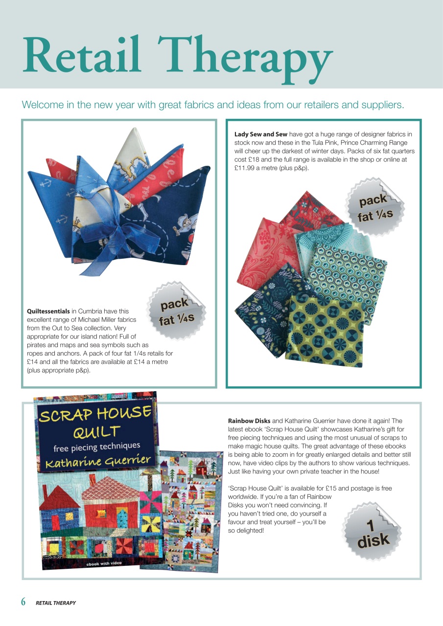 Patchwork and Quilting Preview Pages