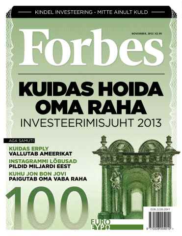 Forbes Estonia issue Forbes Nov'12
