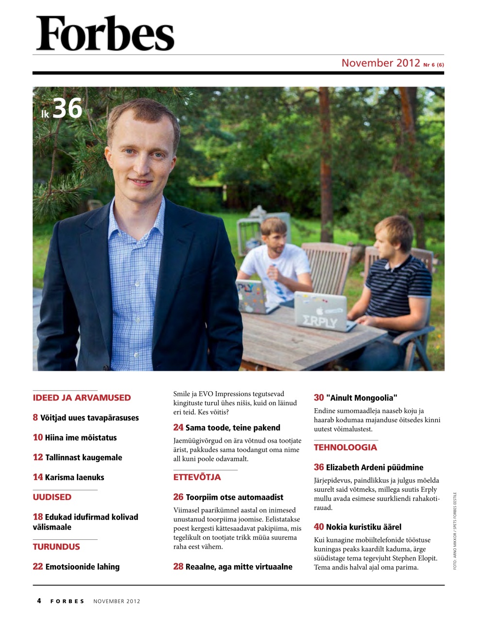 Forbes Estonia Preview Pages